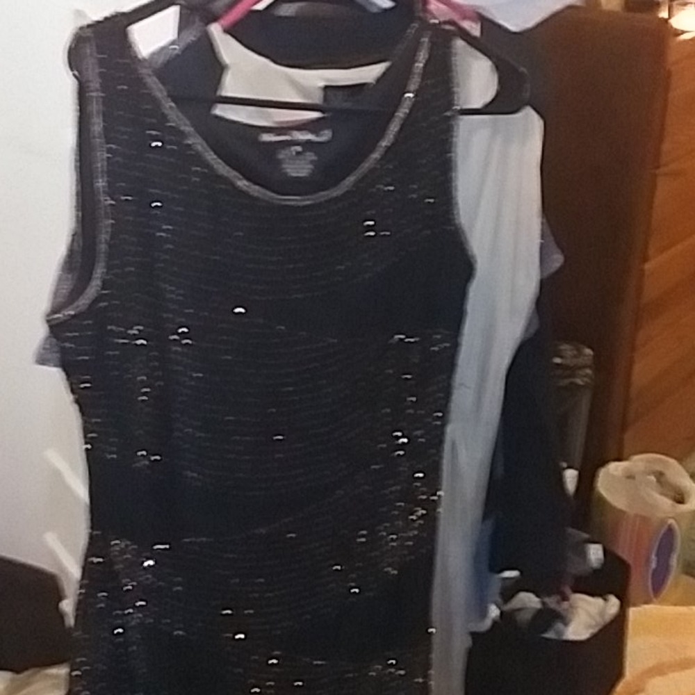 Black evening dress